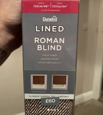 Dunelm Lined Roman Blind –