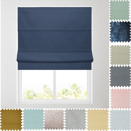 Plain textured roman blinds - plain,
